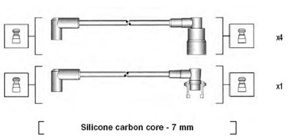 MAGNETI MARELLI Комплект проводов зажигания 941215070792